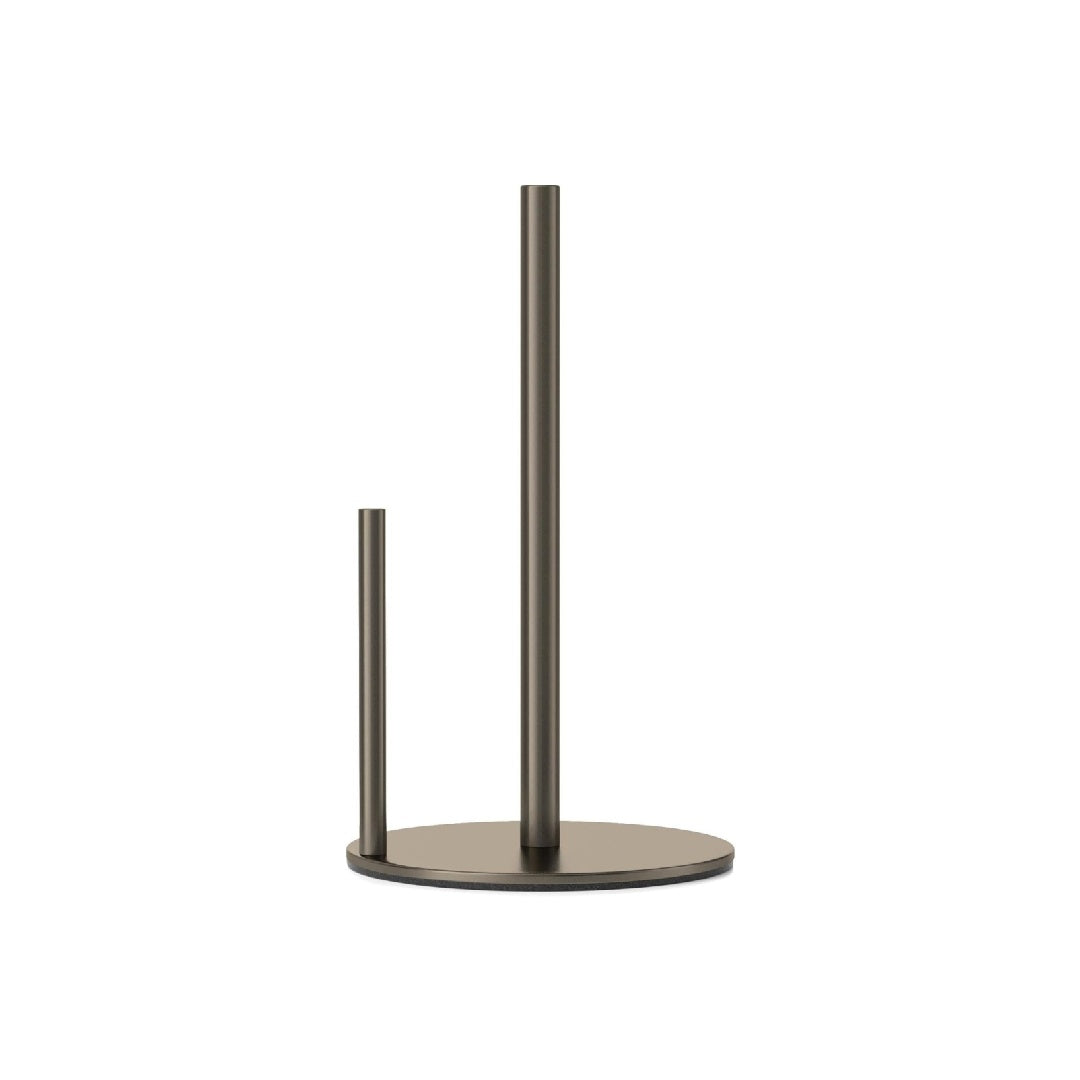 Paper towel holder, high quality stainless steel kitchen roll dispenser, countertop roll organizer with weighted base